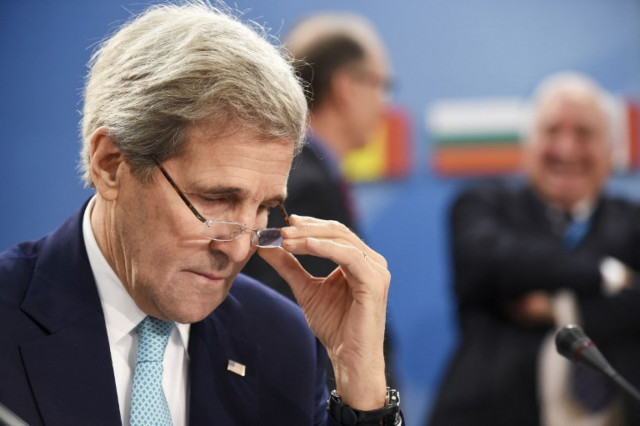 us secretary of state john kerry attends the second day of the foreign affairs meeting on the nato ukraine commission at the nato headquarters in brussels photo afp us secretary of state john kerry attends the second day of the foreign affairs meeting on the nato ukraine commission at the nato headquarters in brussels photo afp