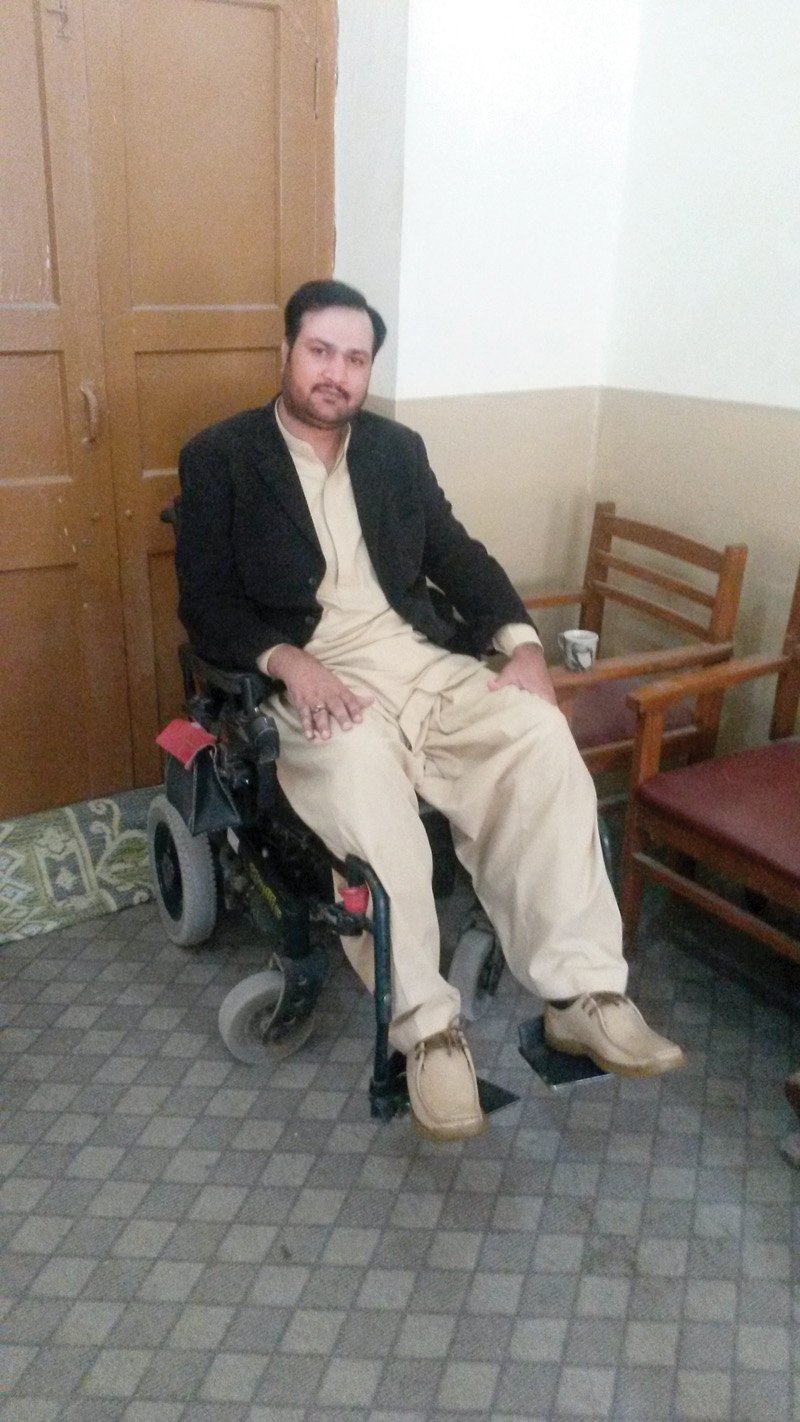 faraz mughal at his home in quetta photo express