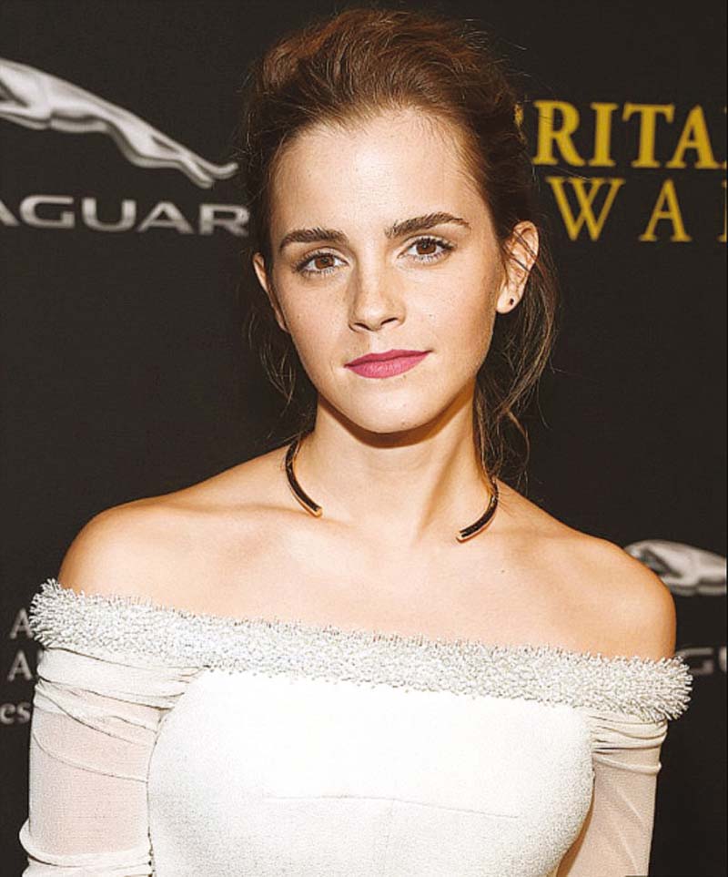 while finding out ways to best portray hermione in harry potter emma did not get time to figure out who she really was photo file