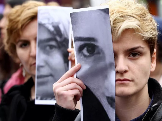 ozgecan aslan was bludgeoned and stabbed to death in february as she was returning home from a shopping trip in a crime that sparked nationwide street protests in turkey photo afp ozgecan aslan was bludgeoned and stabbed to death in february as she was returning home from a shopping trip in a crime that sparked nationwide street protests in turkey photo afp