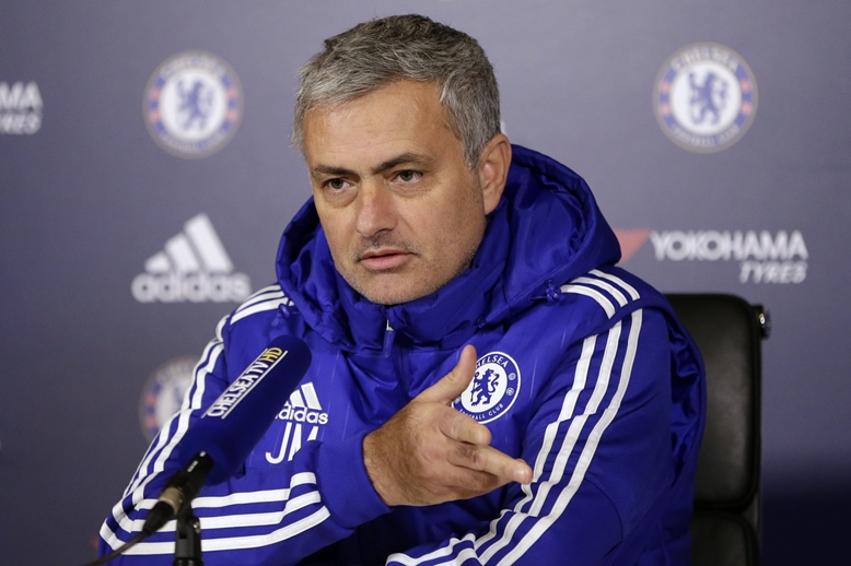 chelsea manager jose mourinho during the press conference photo reuters