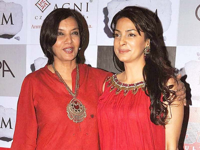 juhi chawla shared she tried to learn something from shabana azmi s style of working on the film sets photo file juhi chawla shared she tried to learn something from shabana azmi s style of working on the film sets photo file