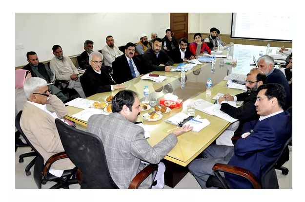 minister for irrigation sikandar hayat sherpao attending a briefing on industries and attached departments photo nni minister for irrigation sikandar hayat sherpao attending a briefing on industries and attached departments photo nni