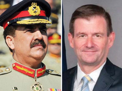 new us envoy army chief discuss regional security new us envoy army chief discuss regional security