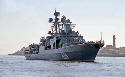 arabian monsoon russian vessel to join naval drill