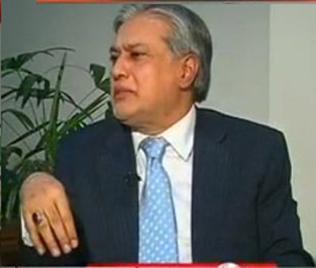 ishaq dar with new taxes at the show g for gharida