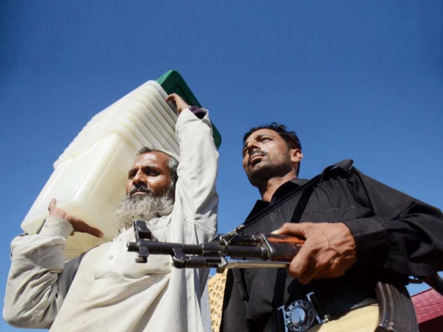 unprecedented number of security personnel will keep a watch over polls in karachi photo inp unprecedented number of security personnel will keep a watch over polls in karachi photo inp