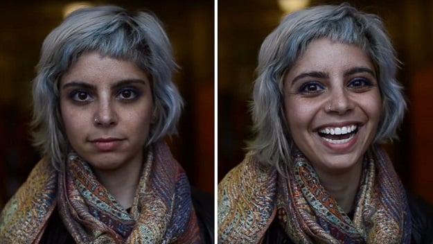 photographer captures people s reactions when told they are beautiful