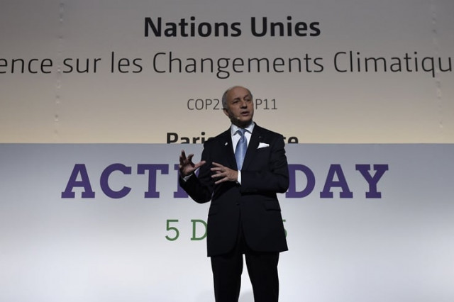laurent fabius former french prime minister and president of the cop21 on december 5 2015 photo afp laurent fabius former french prime minister and president of the cop21 on december 5 2015 photo afp