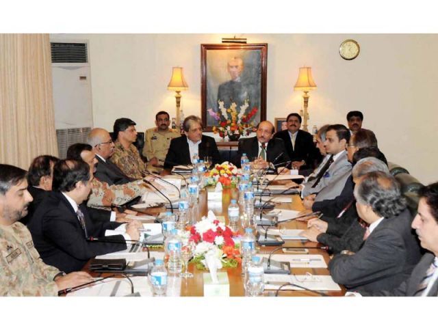 sindh cm qaim ali shah presides over the apex committee meeting at the cm house photo nni