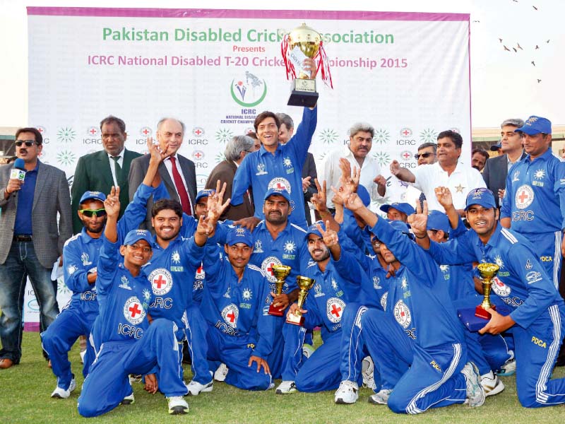 qureshi s 57 run knock and saleem s four wicket haul guided visitors multan to their first ever icrc national disabled t20 championship title photo courtesy pdca