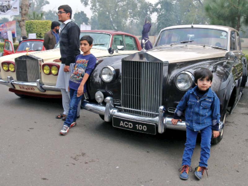 vehicles on display at a vintage cars show in the city photos muhammad iqbal express