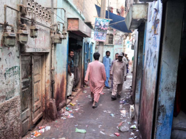 the streets of baba island off keamari are lined with garbage reflecting the need for local governance photo express the streets of baba island off keamari are lined with garbage reflecting the need for local governance photo express