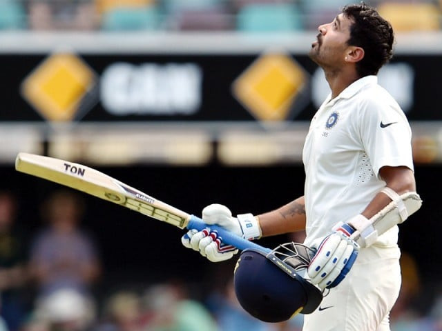 vijay who tried to evade a bouncer from paceman morne morkel was given out caught behind by umpire kumar dharmasena photo afp vijay who tried to evade a bouncer from paceman morne morkel was given out caught behind by umpire kumar dharmasena photo afp