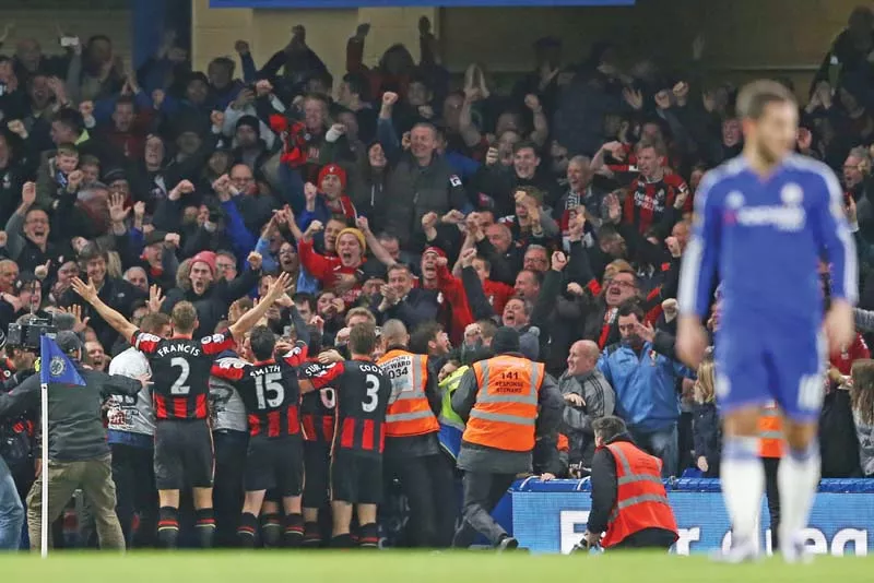 manager revises chelsea s aims after shock defeat to bournemouth photo afp manager revises chelsea s aims after shock defeat to bournemouth photo afp