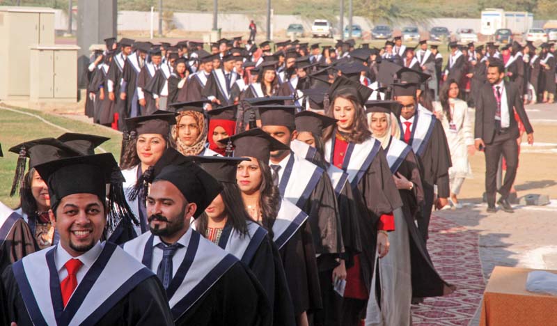 as many as 591 students of the institute of business administration received their undergraduate and graduate degrees on sunday evening at the iba main campus photo athar khan