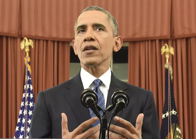 us president barack obama speaks during an address to the nation from the oval office of the white house in washington dc december 6 2015 photo afp us president barack obama speaks during an address to the nation from the oval office of the white house in washington dc december 6 2015 photo afp
