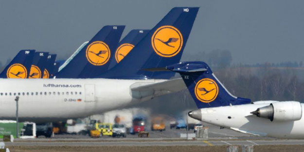 lufthansa said the passenger was subdued after the flight landed in belgrade photo afp