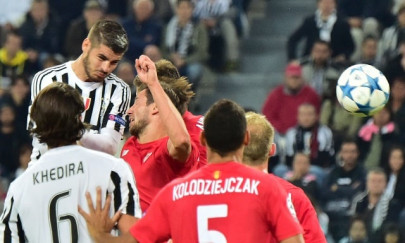 top spot the goal for juventus at sevilla