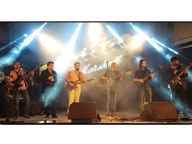it wasn t till the end of the evening that the three guitar heroes zaki faraz and omran came together for a blistering show of fretboard wizardry photos publicity it wasn t till the end of the evening that the three guitar heroes zaki faraz and omran came together for a blistering show of fretboard wizardry photos publicity