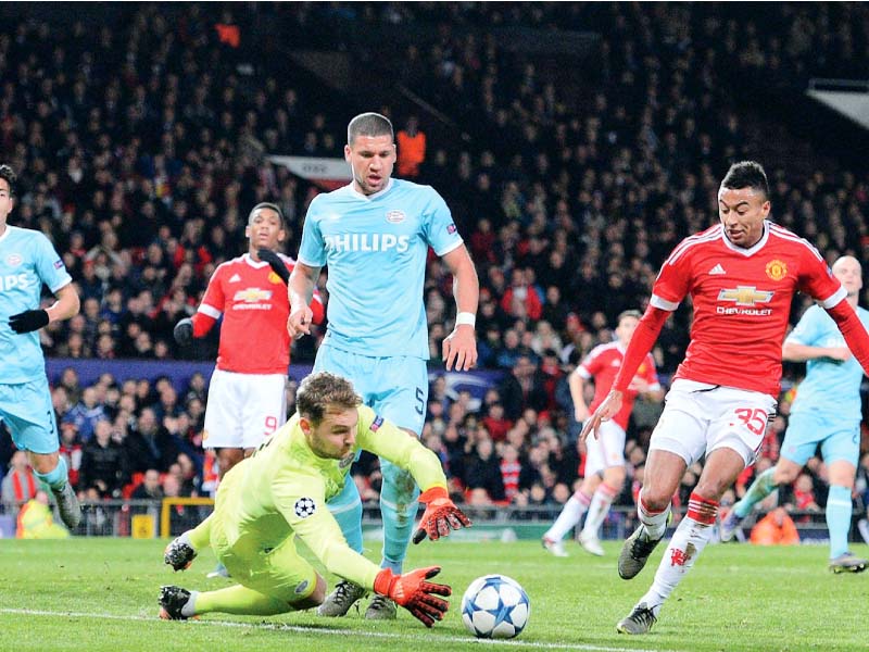 since winning 2 1 at home to wolfsburg in september united have scored only twice in three champions league games photo afp