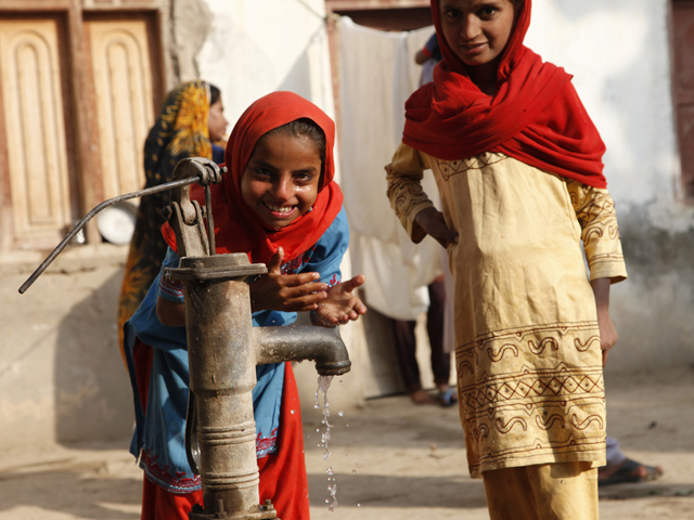 dwellers of di khan lakki marwat tank and karak would be facilitated with water filtration plants in first phase photo file