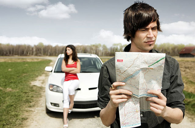 men have a more effective sense of direction and are faster at finding their destination than women photo static