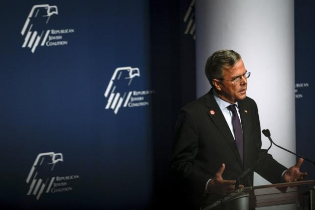 former florida governor and republican presidential candidate jeb bush speaks at a republican jewish coalition forum at the reagan building and international trade center in washington december 3 2015 photo reuters former florida governor and republican presidential candidate jeb bush speaks at a republican jewish coalition forum at the reagan building and international trade center in washington december 3 2015 photo reuters