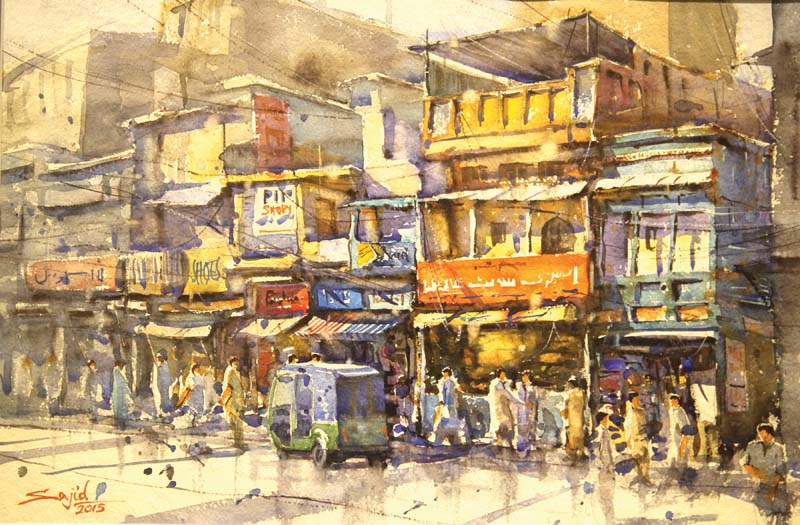 Nostalgic art: Lost in the Hues of Peshawar