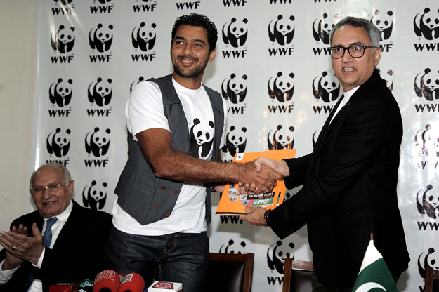 tennis star aisam ul haq on tuesday became a goodwill ambassador of the wwf p photo online