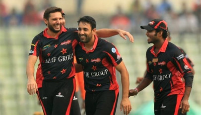 superstar afridi guides sylhet to victory in trademark style