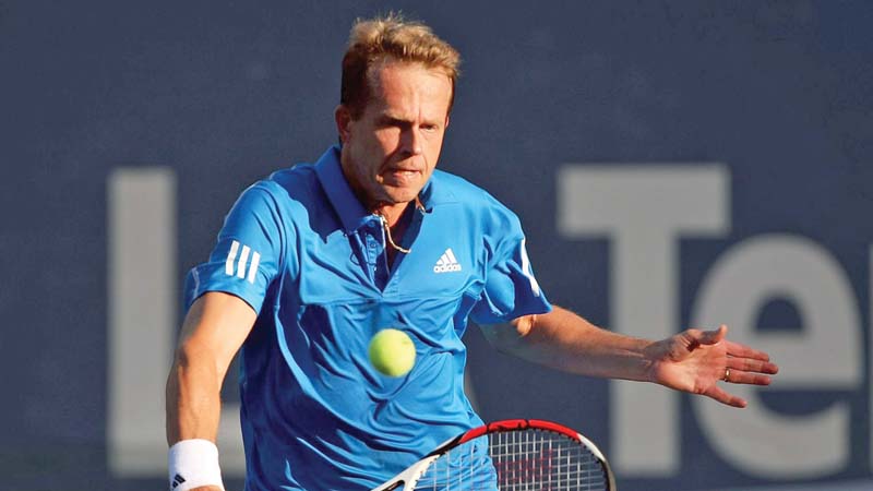 edberg had worked as part of a team led by federer s long term coach severin luthi since january 2014 photo afp