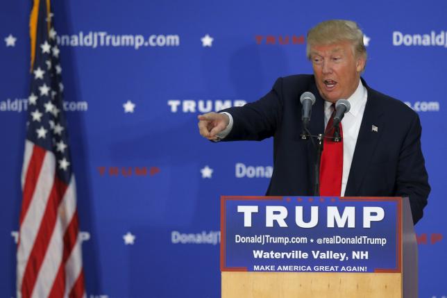 u s republican presidential candidate donald trump speaks at a campaign rally in waterville valley new hampshire december 1 2015 photo reuters