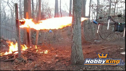 connecticut teen tests fire breathing turkey roasting drone