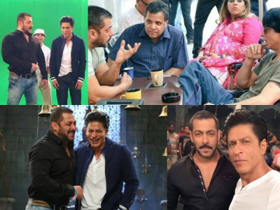 here are some more srk salman photos from bigg boss promo shoot here are some more srk salman photos from bigg boss promo shoot