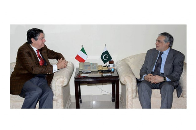 finance minister senator mohammad ishaq dar in a meeting with the ambassador of italy stefano pontecorvo photo nni finance minister senator mohammad ishaq dar in a meeting with the ambassador of italy stefano pontecorvo photo nni