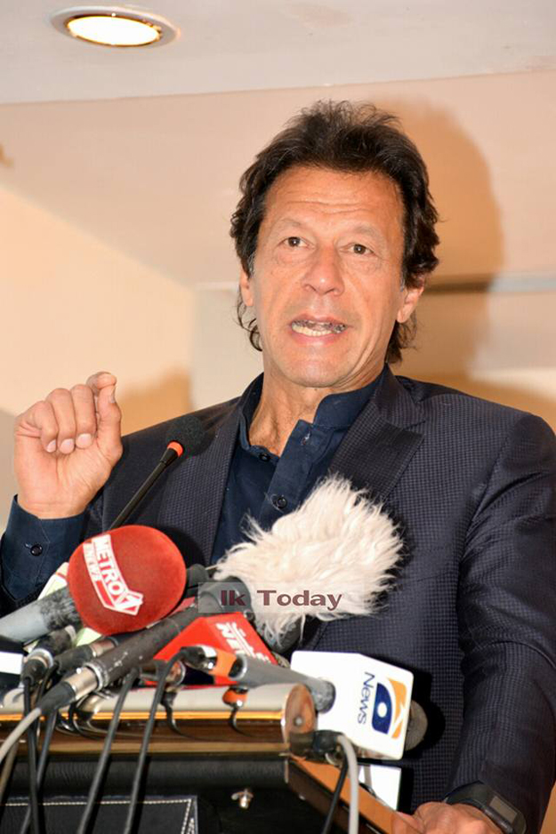 imran khan was speaking at the closing plenary session of the 8th sustainable development conference organised by sustainable development policy institute photo facebook