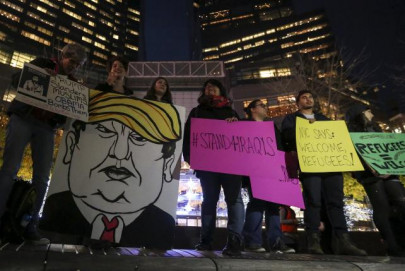 at new york anti trump rally protesters express anger fear at new york anti trump rally protesters express anger fear