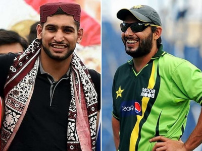 khan to khan amir wishes peshawar afridi best of luck for psl