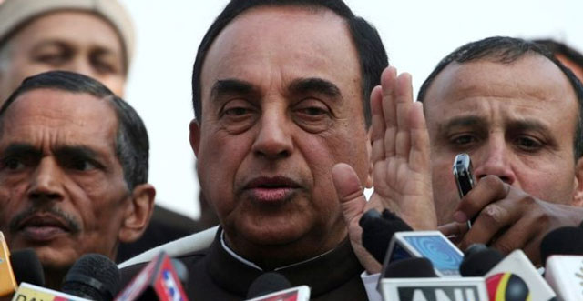 subramanian swamy in new delhi india on february 2 2012 photo reuters