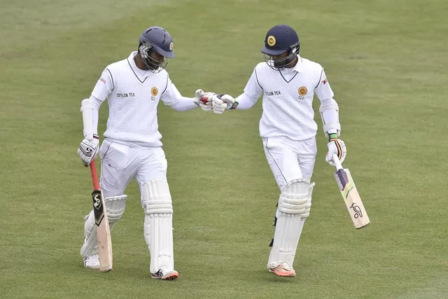 dinesh chandimal and dimuth karunaratne l of sri lanka photo afp dinesh chandimal and dimuth karunaratne l of sri lanka photo afp