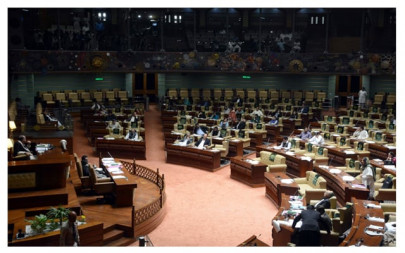 deviating from agenda amin fahim s eulogies take up entire sindh assembly session