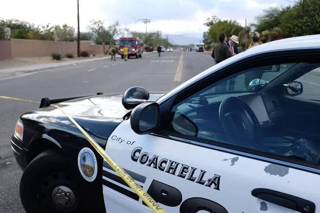 a police car is parked near the islamic society of palm springs in coachella california on december 11 2015 after the area was sealed off when a fire broke out at the mosque photo afp a police car is parked near the islamic society of palm springs in coachella california on december 11 2015 after the area was sealed off when a fire broke out at the mosque photo afp