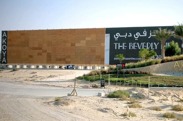 the advertisement of akoya by damac near arabian ranches in dubai with donald trump 039 s image and name removed photo kathryn scott thenational ae the advertisement of akoya by damac near arabian ranches in dubai with donald trump 039 s image and name removed photo kathryn scott thenational ae