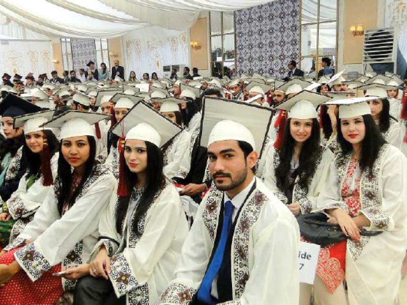 as many as 933 young men and women were awarded degrees at the 18th convocation of the institute of business management on saturday among them 11 were gold medallists of which nine were women photo press release