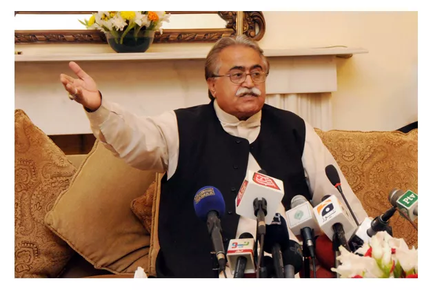 maula bux chandio the sindh chief minister s adviser on information addressing a press conference photo ppi maula bux chandio the sindh chief minister s adviser on information addressing a press conference photo ppi