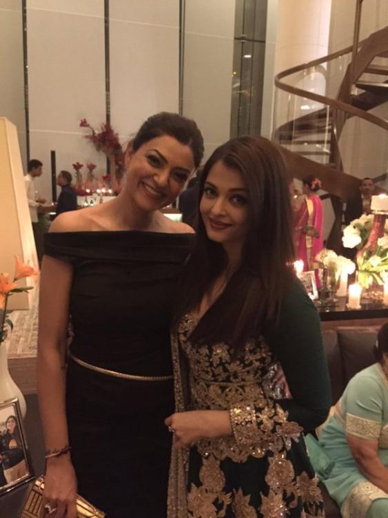 bollywood beauties reunited at mukesh and nita ambani 039 s star studded bash photo sushmita sen twitter