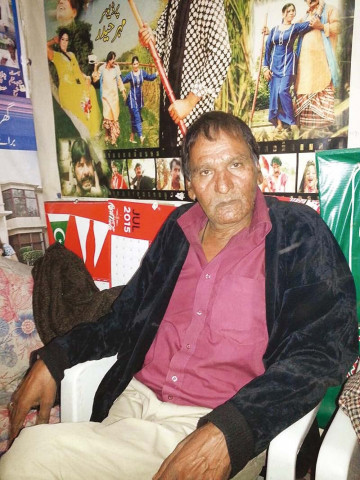 lollywood is more than home to the man who says he has no complaints about his current situation photo adnan lodhi express lollywood is more than home to the man who says he has no complaints about his current situation photo adnan lodhi express