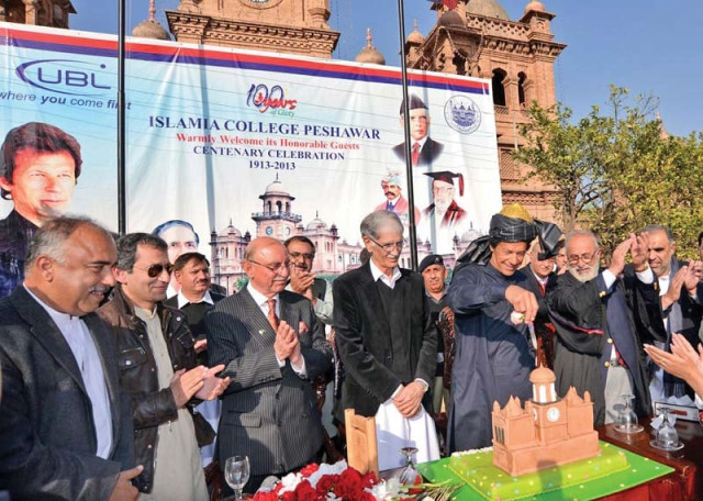 pti chairperson imran khan cuts a cake at the centenary youth festival at islamia college university photo inp pti chairperson imran khan cuts a cake at the centenary youth festival at islamia college university photo inp