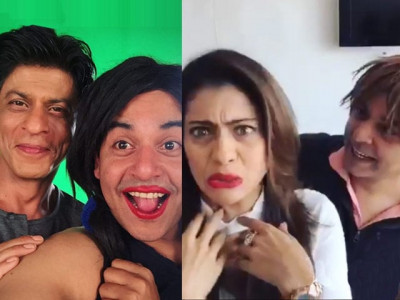 srk kajol s hilarious dubsmash with shopkeepa srk kajol s hilarious dubsmash with shopkeepa